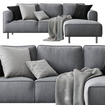 现代三人沙发 转角沙发